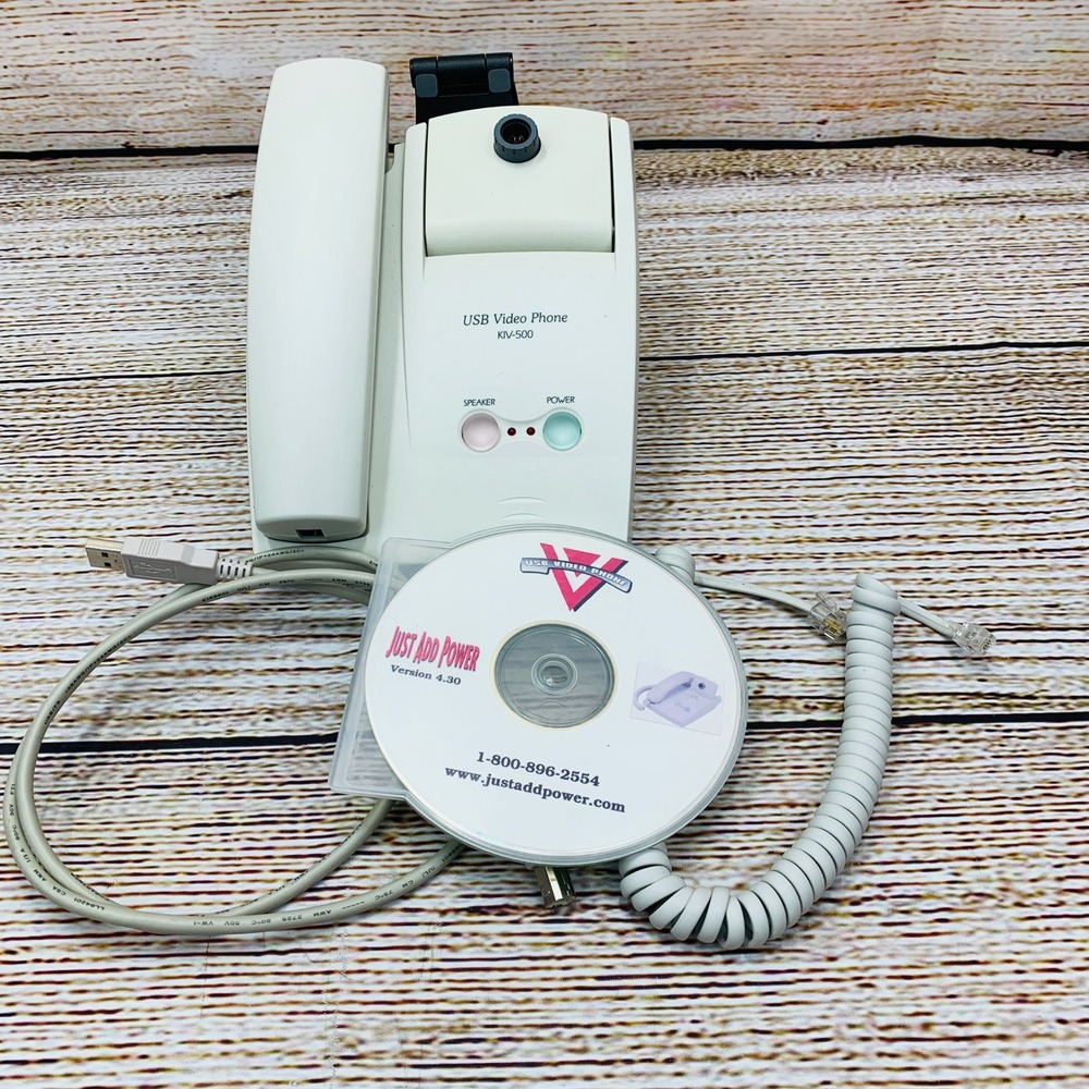 Just Add‎ Power USB Video Phone KIV-500 with Software